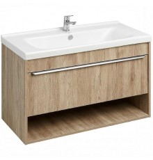 Тумба под раковину Aquaton Хоуп 100 1A287401HP6C0 подвесная Орех