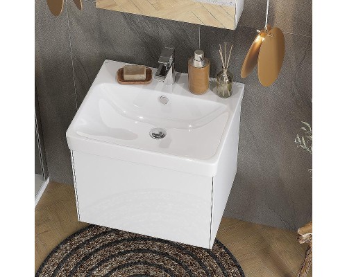 Тумба под раковину Aquaton Асти 55 1A263101AX2B0 подвесная Белая