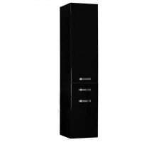 Шкаф пенал Aquaton Америна 34 1A135203AM950 подвесной цвет Черный глянец