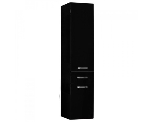 Шкаф пенал Aquaton Америна 34 1A135203AM950 подвесной цвет Черный глянец