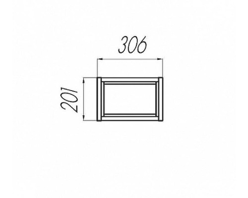 Полка Aquaton Брук 30 1A202603BCDF0 Дуб ферр