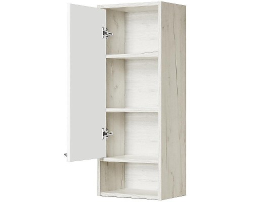 Шкаф пенал Aquaton Флай 30 L 1A237903FAX1L подвесной Белый Дуб крафт