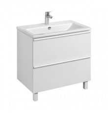 Тумба под раковину Aquaton Хюгге 75 1A282301HG2B0 цвет Белый матовый