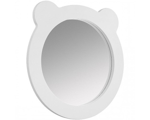 Зеркало Aquaton Каспер Мишка 48 1A283302CRE20 Белое матовое