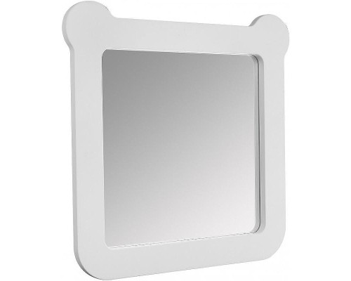 Зеркало Aquaton Каспер Мишка 51 1A283402CRE20 Белое матовое