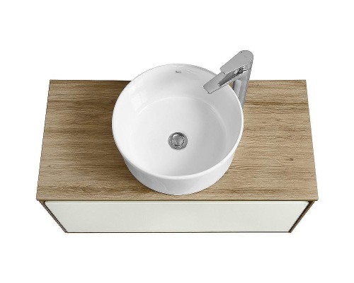 Тумба под раковину Aquaton Либерти 90 1A279901LYC70 подвесная Дуб эльвезия Белая