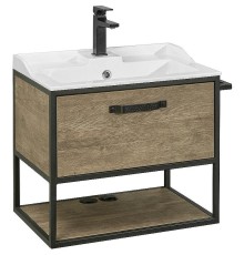 Тумба под раковину Aquaton Лофт Фабрик 65 1A242301LTDY0 подвесная Дуб кантри