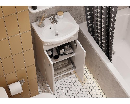 Тумба под раковину Aquaton Мира Н 41 1A104401MR010 Белая