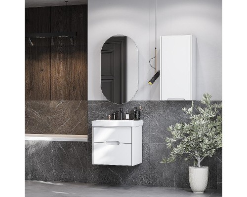 Подвесной шкаф Aquaton Оливия 35 R 1A254703OL01R Белый матовый