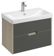 Тумба под раковину Aquaton Оливия 80 1A283101OLUG0 подвесная Грей Дуб ойстер