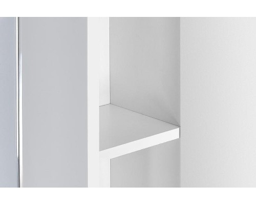 Зеркало со шкафом Aquaton Онда 58 1A009802ON01R с подсветкой Белое