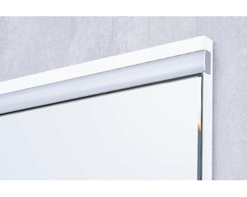 Зеркало со шкафом Aquaton Рене 80 L 1A222502NRC80 с подсветкой Белый Грецкий орех