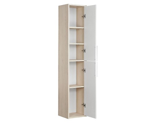 Шкаф пенал Aquaton Рико 30 1A216603RIB90 подвесной Белый Ясень фабрик