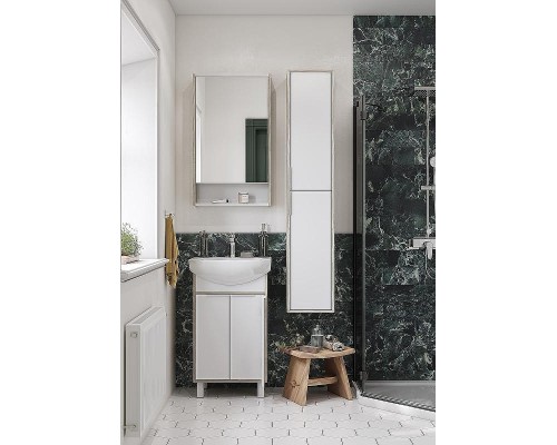 Шкаф пенал Aquaton Рико 30 1A216603RIB90 подвесной Белый Ясень фабрик