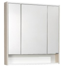 Зеркальный шкаф Aquaton Рико 80 1A215302RIB90 Белый Ясень фабрик