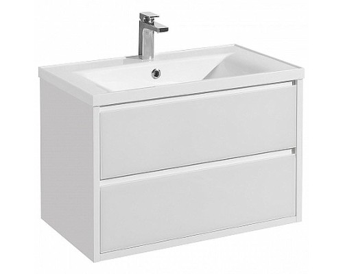 Тумба под раковину Aquaton Римини 80 1A226701RN010 подвесная Белый глянец