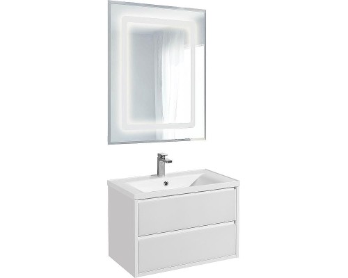 Тумба под раковину Aquaton Римини 80 1A226701RN010 подвесная Белый глянец