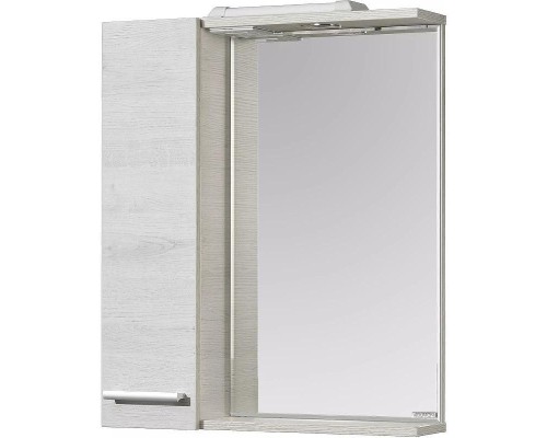 Зеркало со шкафом Aquaton Ронда 60 1A205102RSC2L с подсветкой Дуб сомерсет