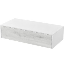 Тумба Aquaton Сакура 100 1A234803SKW80 подвесная Ольха наварра Белый глянец