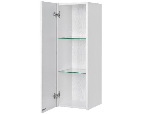 Подвесной шкаф Aquaton Сакура 33 L 1A220803SKW8L Ольха наварра Белый глянец