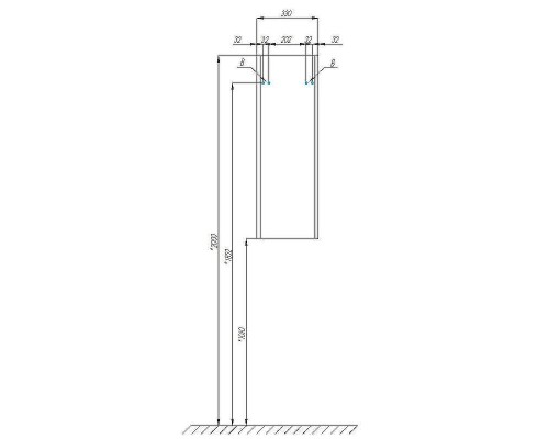 Подвесной шкаф Aquaton Сакура 33 L 1A220803SKW8L Ольха наварра Белый глянец