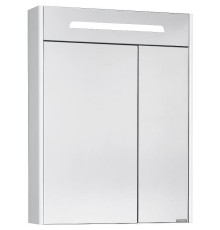 Зеркальный шкаф Aquaton Сильва 60 1A216202SIW70 с подсветкой Дуб полярный