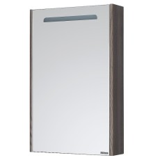 Зеркальный шкаф Aquaton Сильва 50 L 1A215502SIW5L с подсветкой Дуб макиато