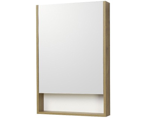 Зеркальный шкаф Aquaton Сканди 55 1A252102SDZ90 Белый Дуб рустикальный