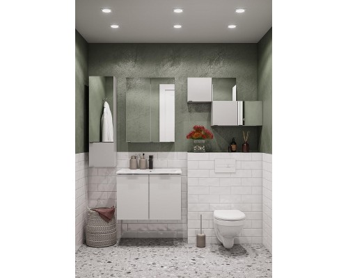 Подвесной шкаф Aquaton Смарт 60 1A225103SC010 цвет Белый без фасада