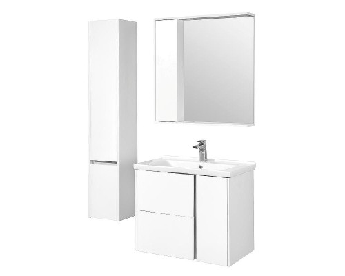 Шкаф пенал Aquaton Стоун 30 L1A228403SX01L подвесной Белый