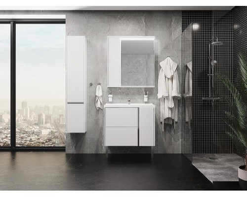 Шкаф пенал Aquaton Стоун 30 L1A228403SX01L подвесной Белый