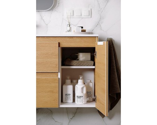 Тумба под раковину Aqwella Accent 90 L ACC0109LW подвесная Белая