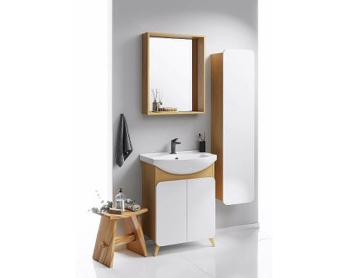 Зеркало Aqwella Basic 60 BAS0207DZ Дуб золотой