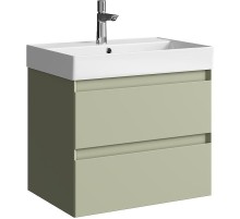 Тумба под раковину Aqwella Geometria 65 GE01652SH подвесная Шалфей зеленый