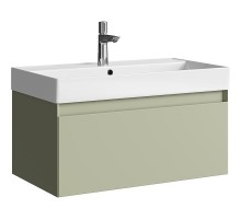 Тумба под раковину Aqwella Geometria 80 GE01081SH подвесная Шалфей зеленый