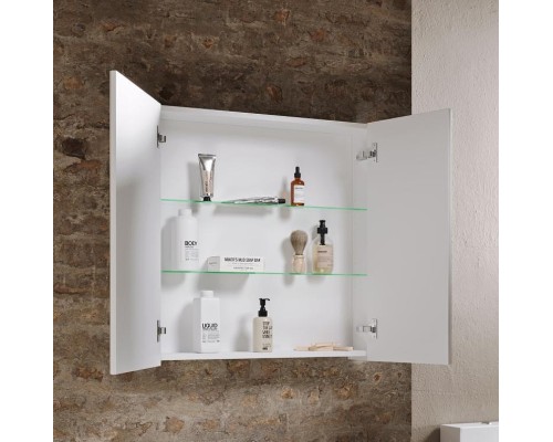 Зеркальный шкаф Aqwella Simplex 80 SLX0408 с подсветкой Белый