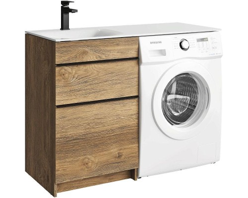 Тумба под раковину Aqwella Terra 115 TER01052NDB Дуб балтийский