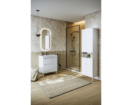 Шкаф пенал Aqwella Vancouver 55 VAN0555N цвет Белый