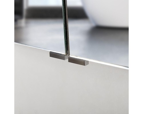 Зеркальный шкаф BelBagno 80 SPC-2A-DL-BL-800 с подсветкой Сатин