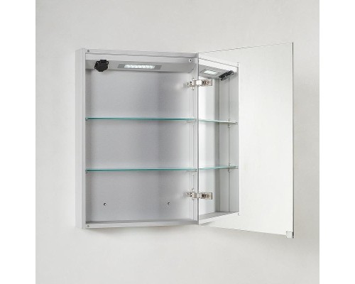 Зеркальный шкаф BelBagno 60 R SPC-1A-DL-BL-600 с подсветкой Сатин