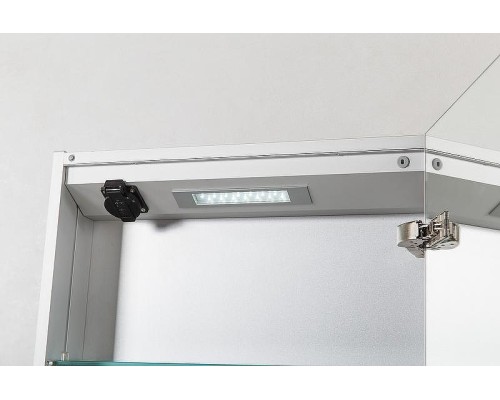 Зеркальный шкаф BelBagno 60 R SPC-1A-DL-BL-600 с подсветкой Сатин