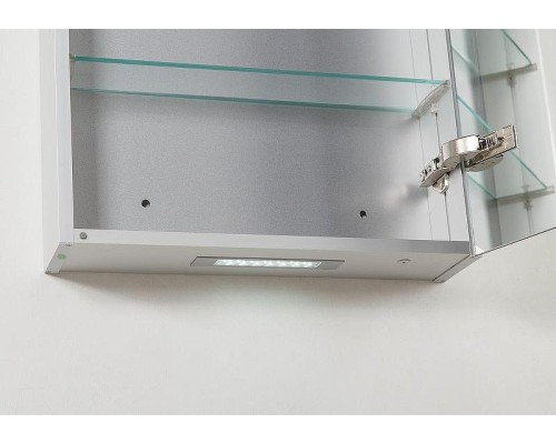 Зеркальный шкаф BelBagno 60 R SPC-1A-DL-BL-600 с подсветкой Сатин