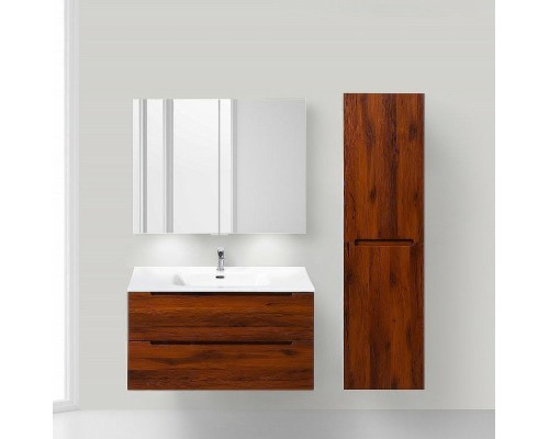 Зеркальный шкаф BelBagno SPC 90 SPC-2A-DL-BL-900 с подсветкой Белый