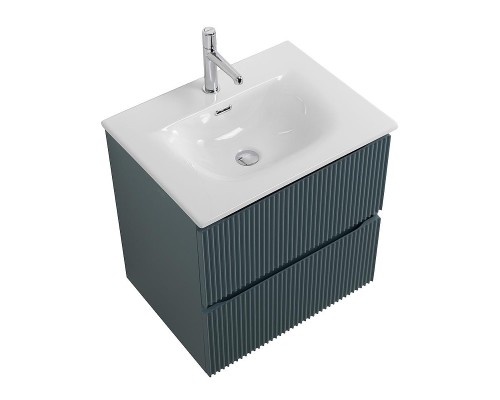 Тумба под раковину BelBagno Uno 60 UNO-600-2C-SO-AO подвесная цвет Голубой матовый