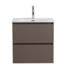 Тумба под раковину BelBagno Uno 60 UNO-600-2C-SO-СO подвесная цвет Бежевый матовый