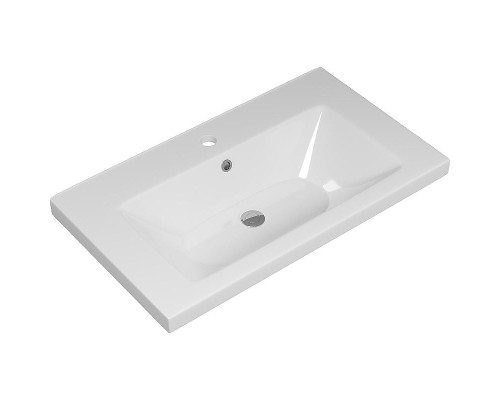 Тумба с раковиной Brevita Alicante 80 УТ000015977 подвесная Белая матовая