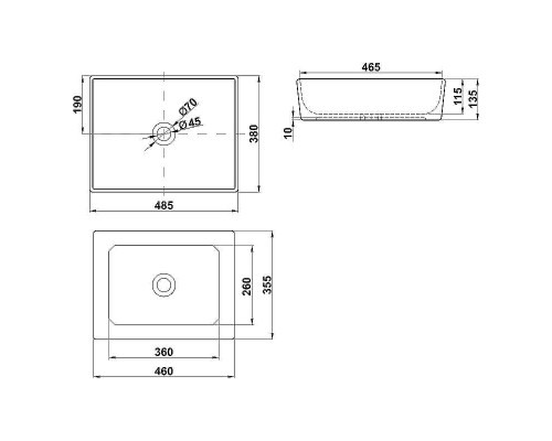 Тумба с раковиной Brevita Cargo 80 УТ000024159 подвесная Белая матовая