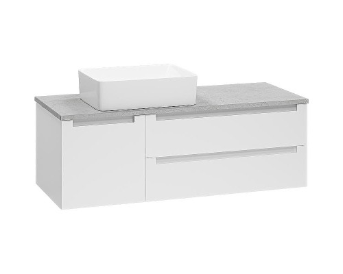 Тумба с раковиной Brevita Cargo 120 УТ000024163 подвесная Белая матовая