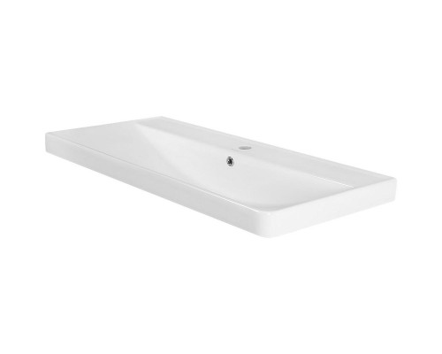 Тумба с раковиной Brevita Cascade 100 УТ000025515 подвесная Белая матовая