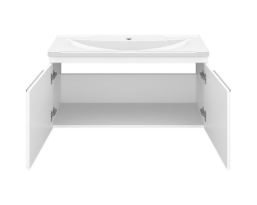 Тумба с раковиной Brevita Catania 100 УТ000013910 подвесная Белая матовая